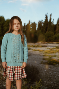 Lisa F LF34 -Amika Joy Sweater - Knitting Pattern / Kit