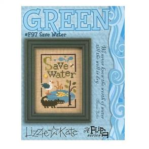Lizzie Kate Cross Stitch Chart - Save Water