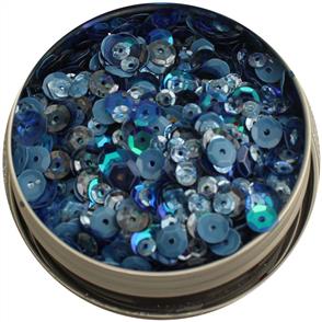 28 Lilac Lane Tin W/Sequins 40g - Denim Blues