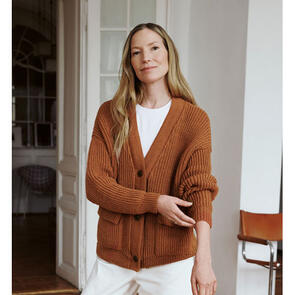 Lana Grossa Pattern / Kit - Cool Wool - Womens Cardigan (0015)