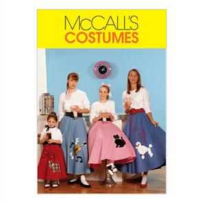 McCalls Pattern 6101 Children's/Girls'/Misses' Pull-On Skirt and Petticoat
