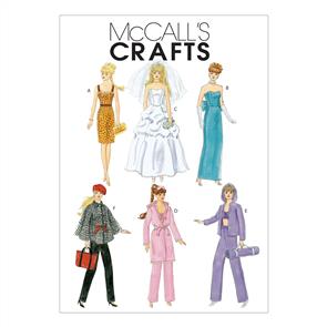 McCalls Pattern 6258 Fashion Clothes For 11&frac12;" Doll