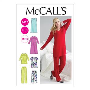 McCalls Pattern 6474 Misses'/Women's Top, Tunic, Gowns and Pants