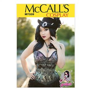 McCalls Pattern 7339 Misses' Over Bust or Under Bust Corsets by Yaya Han