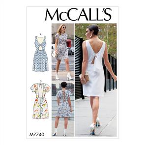 McCalls Pattern 7740 Misses' Dresses