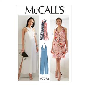 McCalls Pattern 7775 Misses' Dresses
