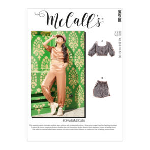 McCalls Pattern 8100 #Ornella - Misses' Top, Shorts & Pants