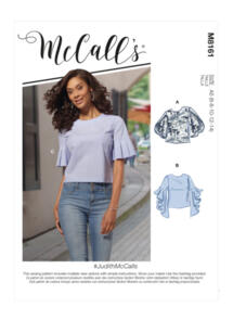 McCalls Pattern 8161 #Judith - Misses' Tops