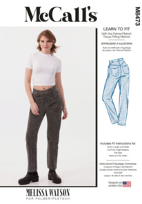 McCalls Sewing Pattern Misses' Pants by Melissa Watson M8473