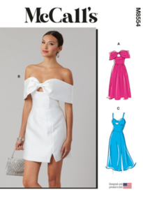 McCalls Sewing Pattern Misses' Dresses M8554