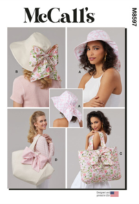 McCalls Sewing Pattern Hats and Bags M8597