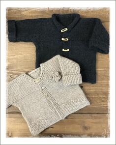 The Kiwi Stitch & Knit Co Maddison Cardigan & Jacket 5ply - Knitting Pattern / Kit