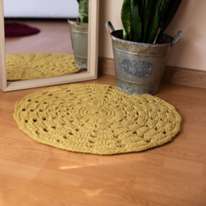 Hoooked RibbonXL: Mandala Rug - Spice Ocre