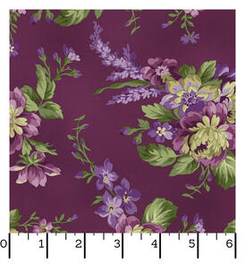 Maywood Aubergine Floral Bouquets Aubergine