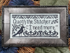 My Big Toe Cross Stitch Pattern - Quoth The Stitcher