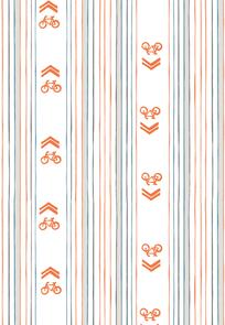 Maywood Cycles Of Life /Kristen Berger Cyl White Bike Lane