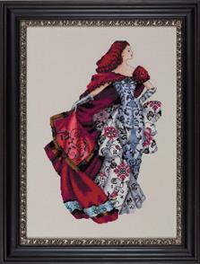 Mirabilia Cross Stitch Pattern - with Bead Kit: Red