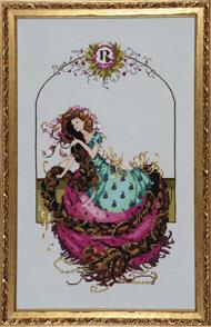 Mirabilia Cross Stitch Pattern - with Bead Kit: Rapunzel