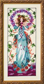 Mirabilia Cross Stitch Pattern - with Bead Kit: Blossom Goddess
