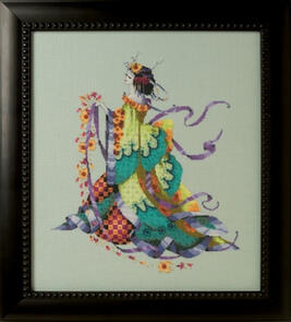 Mirabilia Cross Stitch Chart + Bead Pack - Miss Dancing Flower