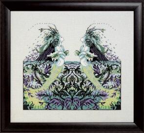 Mirabilia Cross Stitch Chart & Embellishment Pack - Echo Lake