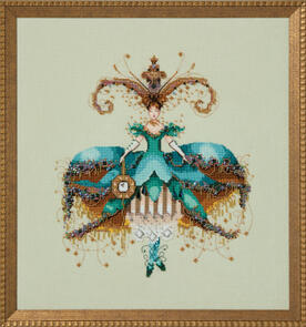 Mirabilia Cross Stitch Chart & Bead Kit - Coco