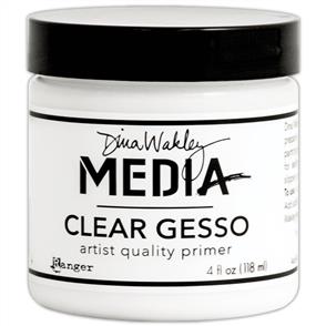 Ranger Ink Dina Wakley Media Gesso 4oz Jar - Clear