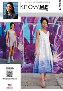 McCalls Know Me Sewing Pattern Misses’ Front or Back Reversible Dress ME2076