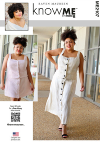 McCalls Sewing Pattern Know Me Misses' Top and Skirt in Two Lengths ME2107