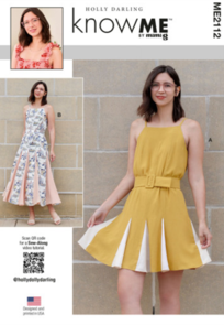 McCalls Know Me Sewing Pattern Misses' Dress in Two Lengths and Belt ME2112