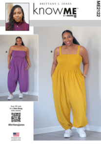 McCalls Know Me Sewing Pattern Misses' Jumpsuit in Two Lengths ME2122