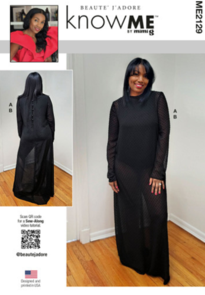 McCalls Know Me Sewing Pattern Misses' Bodysuit and Dress ME2129