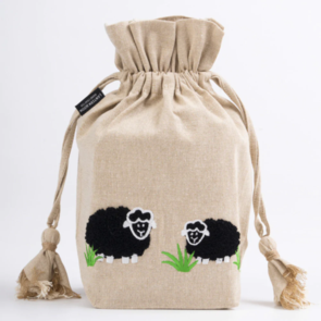 Knitpro Lantern Moon: Meadow Bag - Natural Black