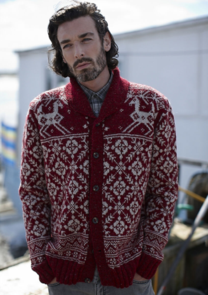 Rowan Knitting Pattern: Reindeer Jacket