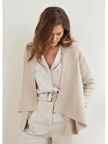 Lana Grossa Pattern / Kit - Cool Wool Big - Womens Cardigan (0183)