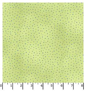 Maywood Forest Friends Green Speckled Dots