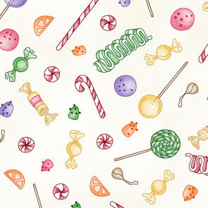 Maywood Gingerbread Christmas Cream Candy Decorations