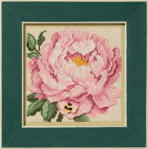 Mill Hill Cross Stitch & Bead Kit - Spring Series - Peony