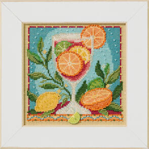 Mill Hill Cross Stitch & Bead Kit - Spring Series - Sangria