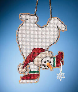 Mill Hill Snow Fun Charmed Ornaments - Tumbling Snowman