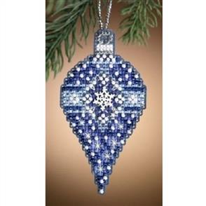 Mill Hill Beaded Cross Stitch Kit - Sapphire Snow