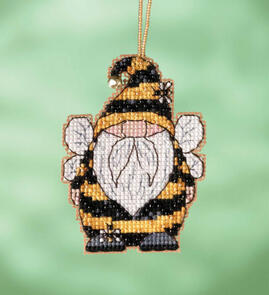 Mill Hill Cross Stitch Kit - Garden Gnomes Bee Gnome
