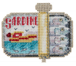 Mill Hill Cross Stitch & Bead Kit - Sardines