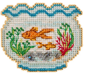 Mill Hill Cross Stitch & Bead Kit - Fish Bowl