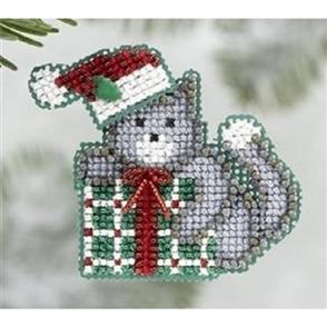Mill Hill Beaded Cross Stitch Kit - Kitty's Gift