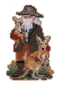 Mill Hill Down Under Santas Ornament Kits - Kangaroo