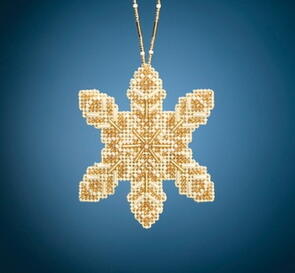 Mill Hill Beaded Holiday, Pearl Snowflake