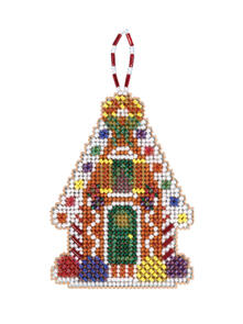 Mill Hill Cross Stitch Bead Kit: Beaded Holiday - Gingerbread Chalet