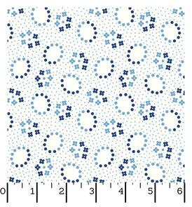 Maywood Hi-De-Ho Hdh Blue Oval Flowers