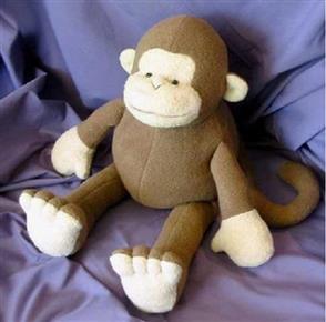 Funky Friends Factory Mitch the Monkey Soft Toy Sewing Pattern